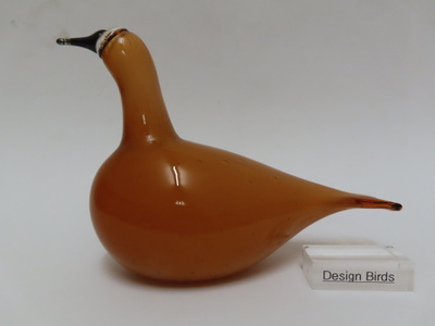 Oiva Toikka iittala Grebe - Uikku orange
