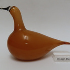Oiva Toikka iittala  Grebe - Uikku orange - pikkukuva 1