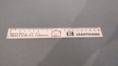 Viivotin E - SÄÄSTÖKASSA 1970 - luku