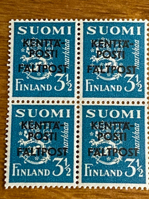 KENTTÄPOSTI 3 1/2MK NELIÖ**