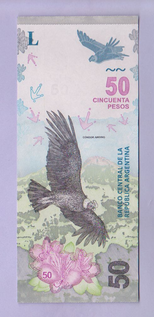 Argentiina 50 Pesos v.2018 UNC P-363