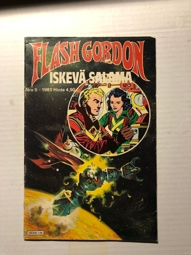 Flash Gordon Iskevä salama Nro 5 1981