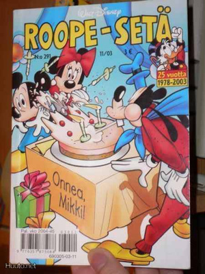 ROOPE SETÄ 291 11/03 UUDENVEROINEN