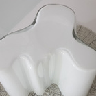 Valkoinen / opaali Iittala Alvar Aalto Savoy Maljakko 3030 - pikkukuva 3