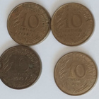 5 kpl Ranska 10 centimes 1967-1981, 4 kuvaa - pikkukuva 1
