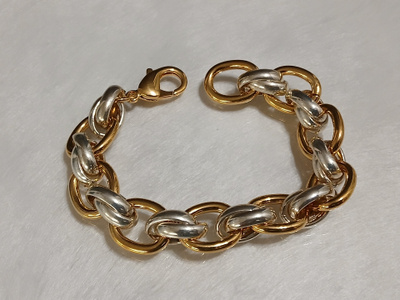 21k kullattu Kanadalainen rannekoru Gold plated