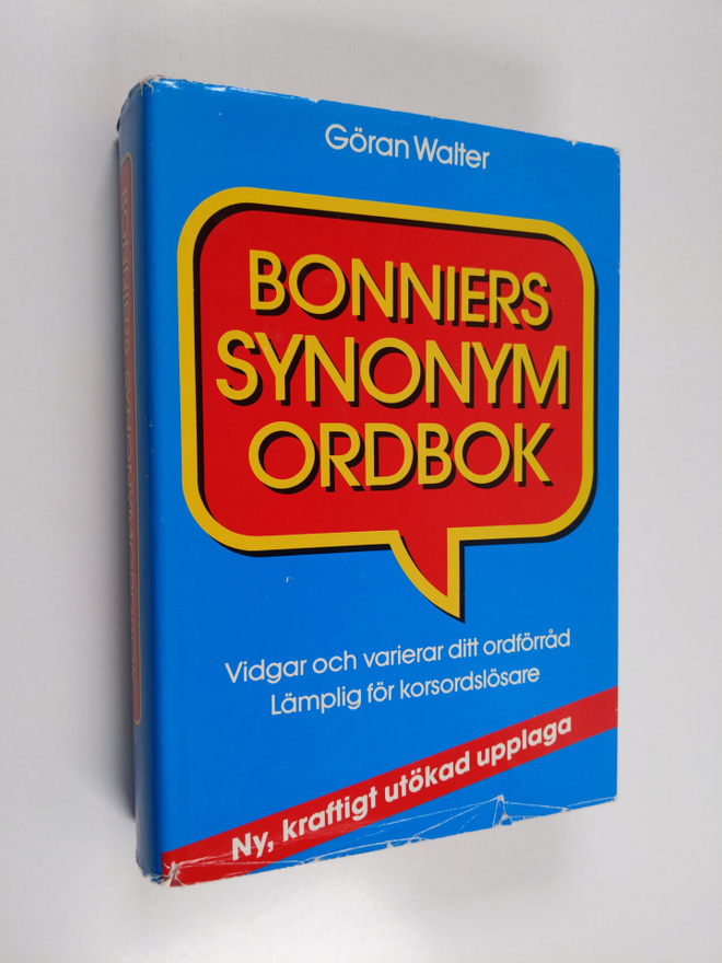 Göran Walter : Bonniers synonymordbok