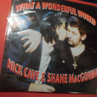 NICK CAVE & SHANE MACGOVAN - WHAT A WONDERFUL WORLD 12'' - pikkukuva 1