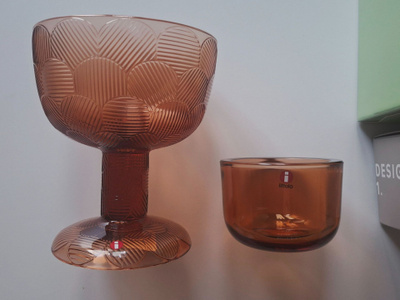 Iittala miranda ja valkea pomeranssi