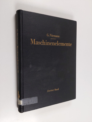 G. Niemann : Maschinenelemente, Band 2 - Getriebe allgeme...