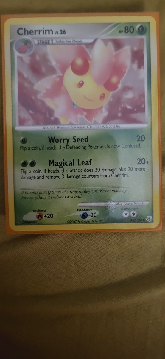 Cherrim #45 Pokemon Diamond & Pearl Uncommon card