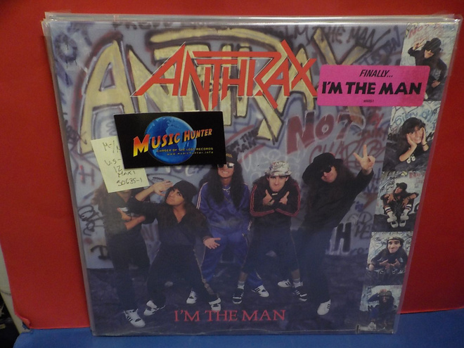 Anthrax - I'm The Man M-/M- 12" MAXI-SINGLE