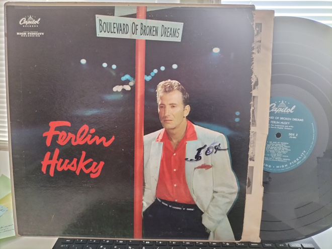 FERLIN HUSKY, Boulevard of Broken Dreams, LP orig. US -57