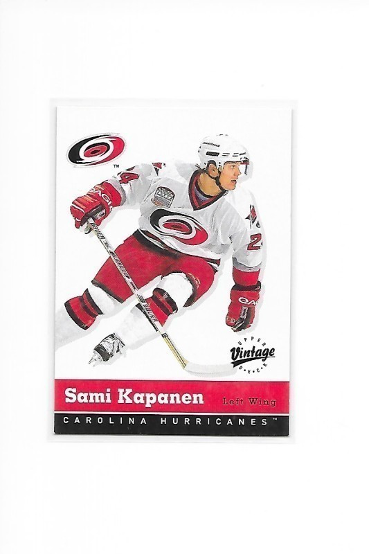 2000-01 Upper Deck Vintage #67 Sami Kapanen Carolina
