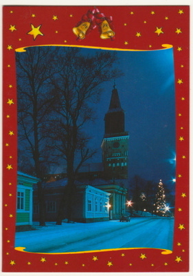 Turku kirkko talvimaisema
