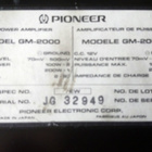 Pioneer GM-2000 vahvistin 2x100W - pikkukuva 4