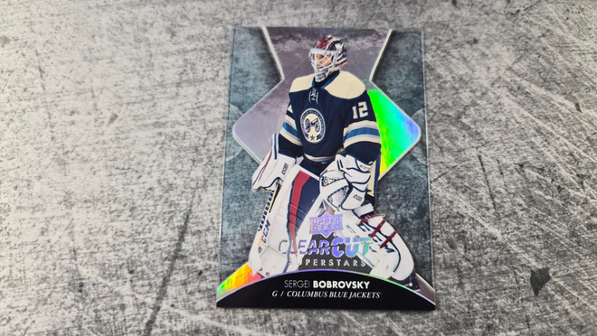 Sergei Bobrovsky 2017-18 UD Clear Cut Superstars