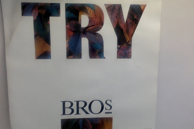 BROS  ::  TRY  ::  VINYYLI  SINGLE  ..  1991  !!   UUSI  !!!