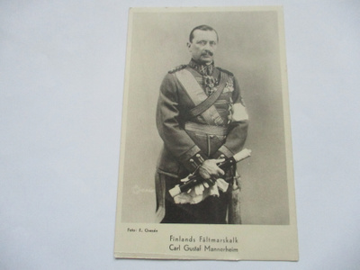 Mannerheim * ruotsalainen Suomen Avun kortti 1939 * AE