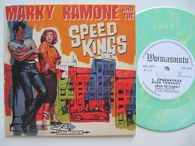 Marky Ramone And The Speed Kings 7" splatter sinkku Ramones