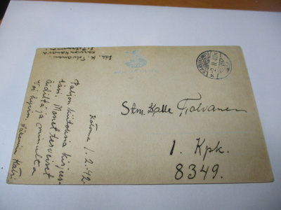 1942 Sarvikumpu kp kortilla