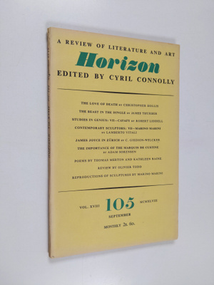 Cyril (ed.). Connolly : Horizon - A review of literature ...
