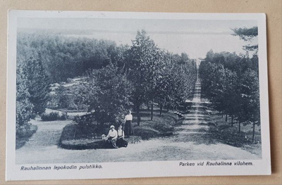 Savonlinna, Rauhalinnan lepokodin puistikko, p. 1931