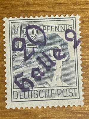 SAKSA 1948 NEUVOSTOLIITTO SEKTORI MERKKI**