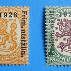 Postimerkkinäyttely 10.11.1928,1 mk ja 1 1/2 mk **. - pikkukuva 1