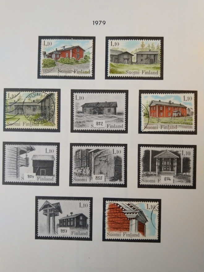1979 Suomi postimerkki 5 kpl