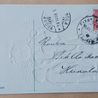 Lapset iloisen lumiukon kanssa toivottavat Uutta Vuotta 1911 - pikkukuva 2