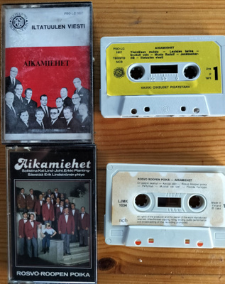 AIKAMIEHET-2 KPL KASETTEJA-ILTATUULEN VIESTI ja ROSVO-ROOPEN