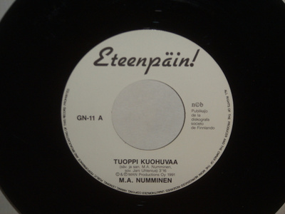 M.A. Numminen 7" Tuoppi kuohuvaa/Se on tämän käden liike