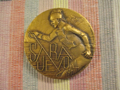 Sarajevo 1984 mitali /Kari Rolfsen -83.