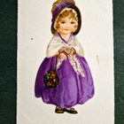Pikku Lady Vintage  postikortti 1930-40.Ellen Clapsaddle - pikkukuva 1