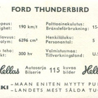 HELLAS PURUKUMI FORD THUNDERBIRD N:o 87 - pikkukuva 2