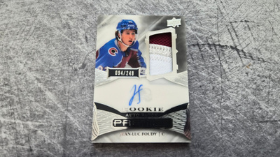 Jean-Luc Foudy 2022-23 Premier Rookie Auto Patch /249
