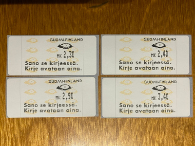 FRAMA ATM12 SANO SE KIRJEESSÄ. KIRJE AVATAAN AINA**