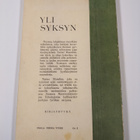Tarmo Manelius : Yli syksyn : runoja (signeerattu) - pikkukuva 2