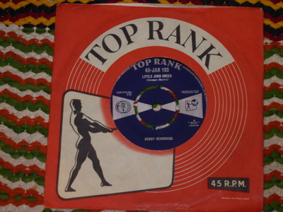 7" BOBBY HENDRICKS - Little John Green - single 1959 EX+