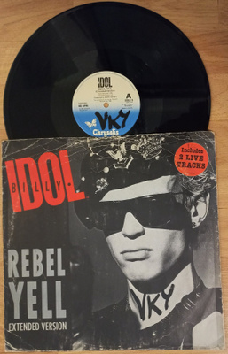 BILLY IDOL: Rebel Yell / (Do Not) Stand In The Shadow +1 12"