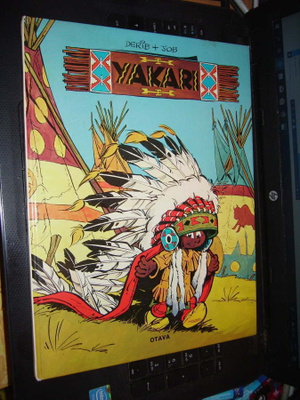 Derib + Job : YAKARI ( 1 p. 1983 ) sis. postikulut