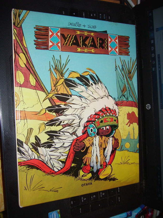 Derib + Job : YAKARI  ( 1 p. 1983 ) sis. postikulut