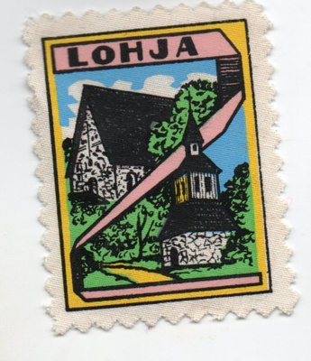 Lohja; Matkailu /hihamerkki (kangasta)