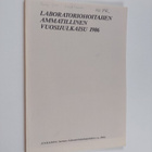 Laboratoriohoitajien ammatillinen vuosijulkaisu 1986 - pikkukuva 1