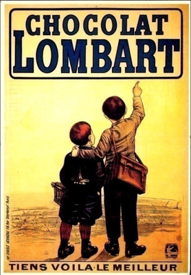 Mainoskortti, CHOCOLAT LOMBART
