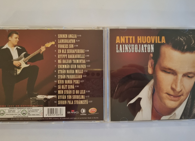 ANTTI HUOVILA: LAINSUOJATON CD