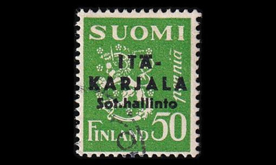IK_1_II o Itä-Karjala 50p musta lisäp terävä A (1941)