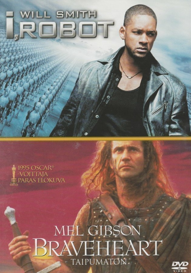 DVD: I, Robot ja Braveheart - taipumaton