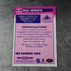 Olli Juolevi 2020-21 OPC Platinum Red Rainbow Auto - pikkukuva 2